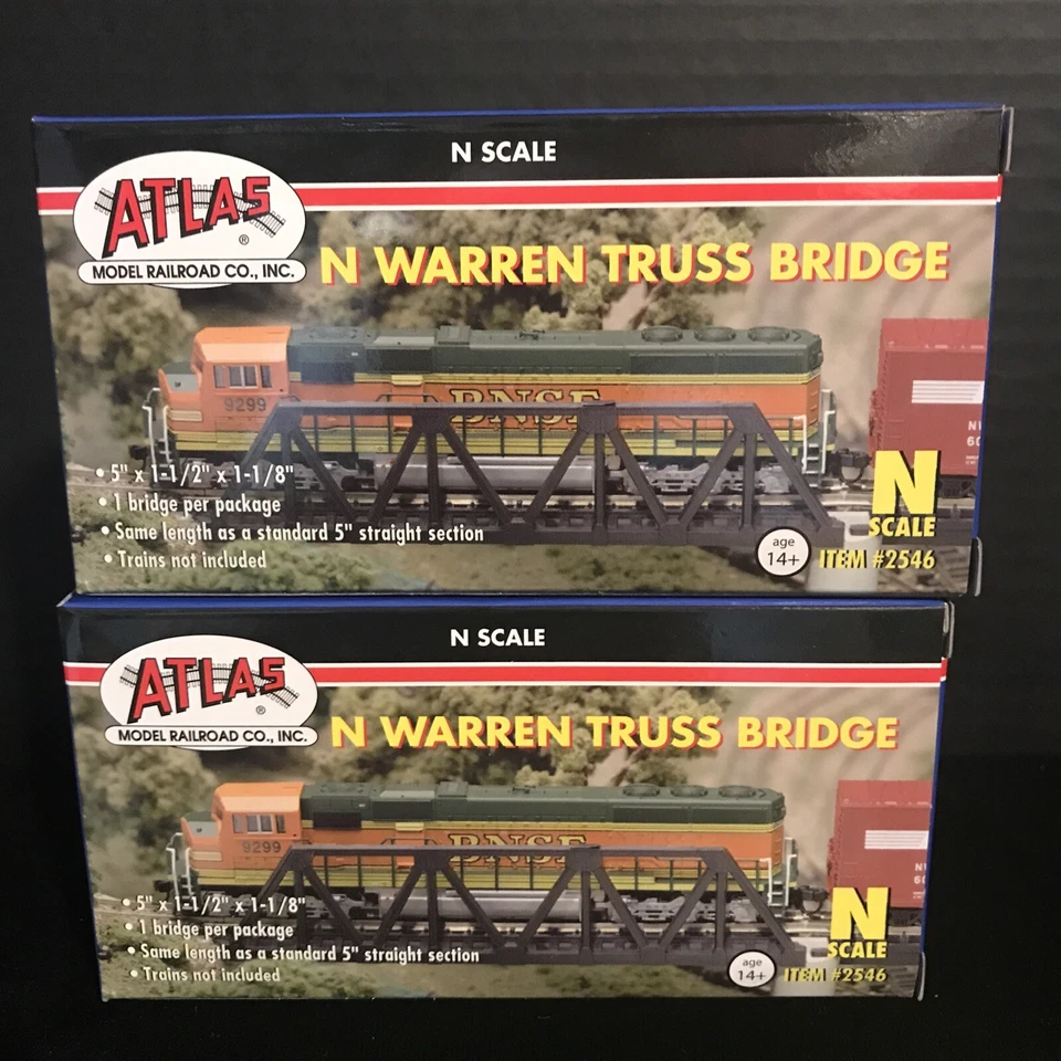 ATLAS Warren Truss Bridge N Gauge #2546