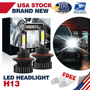 Set of 2 9008 H13 LED Headlight Bulbs High Low Beam For Mazda 3 Sport 2012-2019