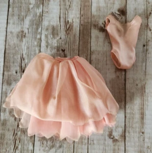 1986 Barbie "My First Ballerina" Ballet Pink One Piece Skirt Tutu Doll Size READ - Picture 1 of 6