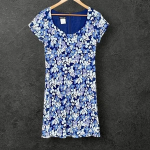 Vintage 90s Esprit De Corp Womens Twee Cottagecore Dress Size 9/10 Cap Sleeve - Picture 1 of 7