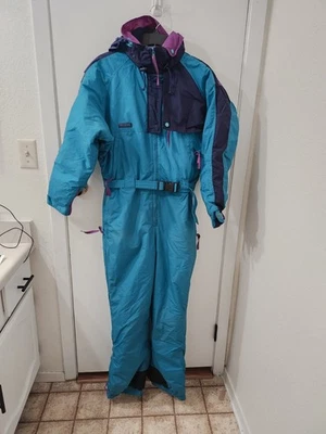 Columbia Sportswear traje de esquí para nieve para mujer grande verde azulado desteñido Foto 1 de 4