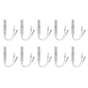 10 szt. rozdzielacz POE Waterprof z Video Balun + adapter kabel moduł zasilający8925 - Zdjęcie 1 z 8