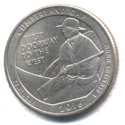 2016 P CUMBERLAND CAP  AMERICAN ATB QUARTER  25 CENT notable women COIN #704 - Image 1 of 2