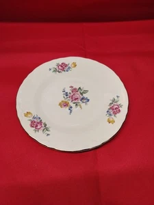Vintage Porzellan Teller 40er-50er Jahre 7" Blumen Sammlerstück - Bild 1 von 6