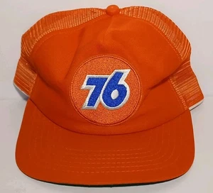 Alte Vintage 1980er Union 76 Tankstelle Patch Snapback Trucker Mütze Made in USA - Bild 1 von 16