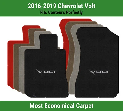 Коврики ковровые для переднего ряда Lloyd Velourtex для Chevrolet Volt 2016-2019 годов выпуска с логотипом Volt - Изображение 1 из 4