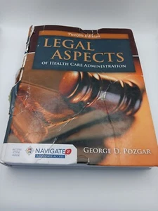 Legal Aspects of Health Care Administration by Pozgar, George D. ACCEPTABLE - Picture 1 of 24