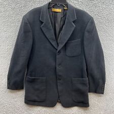 Donna Karan Mens  Signature 100% Wool Sportcoat Blazer Dark Gray size 42 regular