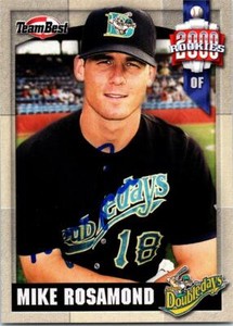 Mike Rosamond autographed Baseball Card (Auburn) 2000 Team Best Rookie #74