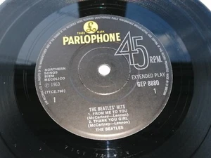 THE BEATLES HITS  1963  UK EP     1980s SOUTHALL PRESSING - Bild 1 von 8