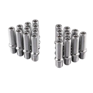 20er Set Doppelgewindebolzen Stehbolzen Radschrauben M12 x 1,5 M14 x 1,5 Lug - Bild 1 von 11