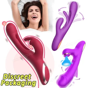 Patting-Rabbit-Vibrator-Nipple-Clit-Licking-Massager-Women-Toy use Lubricants - Picture 1 of 26