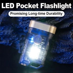 Torcia Dimmerabile Multifunzione Portachiavi Led Impermeabile Piccolo Usb C Mini Magnete - Foto 1 di 10