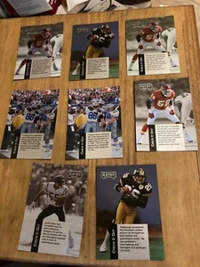 1993 Playoff Checklists Football Cards ( lot of 8) - Picture 1 of 2