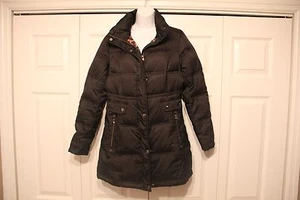 Laundry Shelli Segal Womens Black Winter Parka Jacket Coat Small VERY NICE - Picture 1 of 5