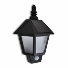 vidaXL Lampada a Muro Solare con Sensore di Movimento Applique Luce da Parete
