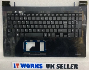 NEW TOSHIBA SATELLITE L50-C SERIES UK KEYBOARD PALMREST TOUCHPAD COVER - Picture 1 of 10