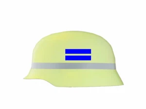 2 Sets Helmkennzeichnung BLAU Zugführer Rettungsdienst Sanitätsdienst SEG ZF HvO - Bild 1 von 1