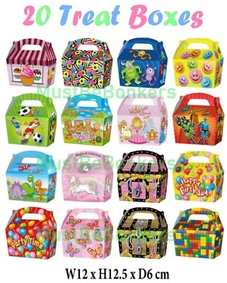 20 cajas de golosinas cupcake regalo fiesta botín bolsa boda niños cumpleaños niños Foto 1 de 2