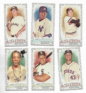 2016 Topps Allen & Ginter MINI BLACK Pick-A-Card Realmuto Severino RC Robinson