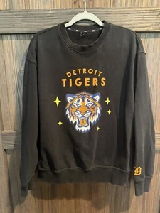 Felpa MLB Detroit Tigers originale unisex nera taglia M - Foto 1 di 8