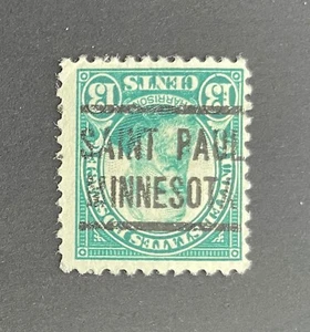 Saint Paul, Minnesota Type 204 INVERT Precancel - 13 cents Harrison - U.S. #622 - Picture 1 of 2