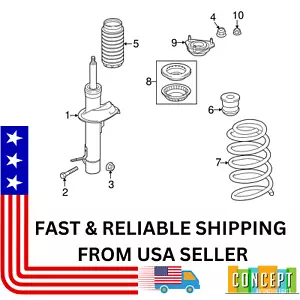 FORD OEM Transit Connect 10-13 Front Suspension Strut Left 9T1Z18124D - Bild 1 von 5