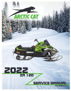 Arctic Cat ZR120 Series Snowmobile Service Manual | 2022 | MAILED CD OR USB - Picture 1 of 12
