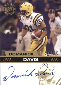 2003 Press Pass Autographs Gold #11 Domanick Davis /100