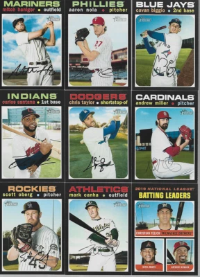 2020 TOPPS HERITAGE SINGLES & RC'S SINGLES #2 THRU #276***YOU PICK*** - Image 1 of 2