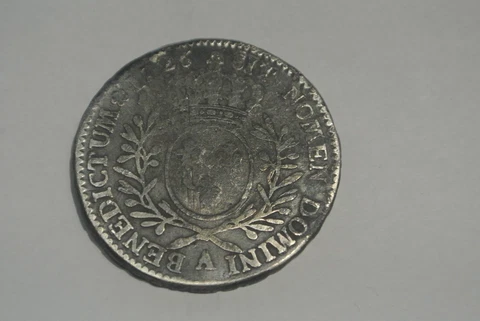 LOUIS XV 1/2 ECU SILVER 1726 A Cover