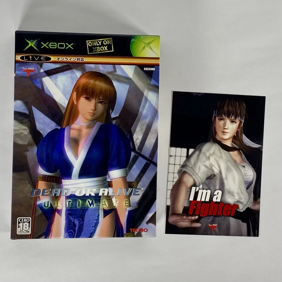 Microsoft XBOX Dead Or Alive Ultimate Set 1 & 2 Tecmo Japan Game with DOA Card . - Image 1 of 4