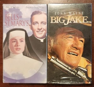 NEW 2000 The Bells of St. Mary's & Big Jake VHS Tape - Bing Crosby John Wayne - Picture 1 of 6