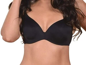 Wonderform Intimates The Flawless Smooth T-Shirt Bra, Black, 40B - Picture 1 of 3
