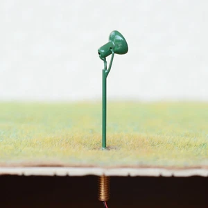 5 x HO scale LED spotlight model limelight projector street light lamp post #4BG - Picture 1 of 6