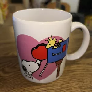 Taza de café Snoopy & Woodstock A Heart for You Applause 4"T, nuevo stock antiguo - Imagen 1 de 6