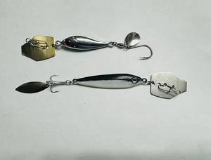 NEW  TA-DA   T-7  VIBRATING  STRIPER JIG TWO PACK 1OZ  &  2OZ  SHAD & ANCHOVY.. - Picture 1 of 1