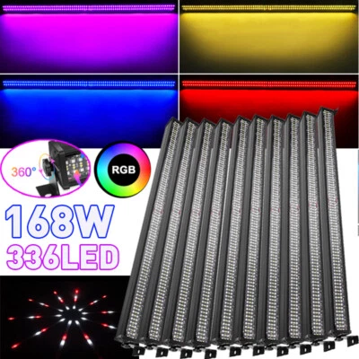 336 LED RGB Stage Wall Wash Bar Light DMX DJ Party Disco Lights LED Beam Light - Image 1 of 4