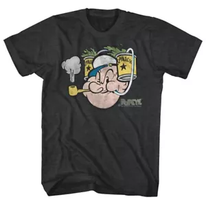 Popeye The Sailor Man Cartoon Using Your Head Doppelspinatmütze Herren T-Shirt - Bild 1 von 3