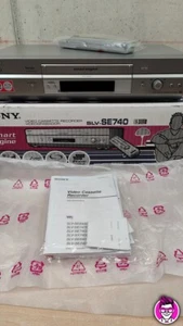 SONY SLV-SE740 - VIDEO CASSETTE RECORDER - FUNZIONANTE *CON DIFETTO* COMPLETO - Foto 1 di 11