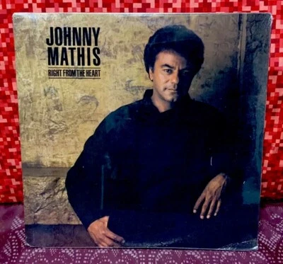 1985 Johnny Mathis "Right From The Heart" Columbia Records FC-39601 LP (Sealed) - Image 1 of 4