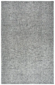 Rizzy Rugs Gray Lines Mosaic Tufted Wool Contemporary Area Rug Solid TAL106 - Picture 1 of 12