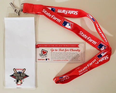 2011 MLB All Star Home Run Derby Lanyard - Phoenix Arizona - NEW & Never Used Cover