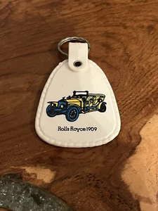 Vintage Plastic Rolls Royce 1909 Keyring Westfield Birmingham - Picture 1 of 5