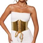 Elastic Belt For Dress Wide Dress Belt Y2k Gold Corset Belt Gold Belt For Women
