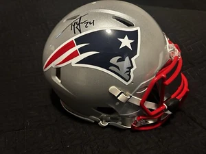 Ty Law New England Patriots Full Size (Authentic) Helmet (Radtke Sports COA) - Picture 1 of 4