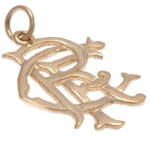 Rangers FC 9ct Gold Pendant Large In A Presentation Gift Box Official Product