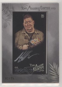 2019 Topps Allen & Ginter's X Silver Framed Mini Non-Baseball /25 Mike Oz Auto