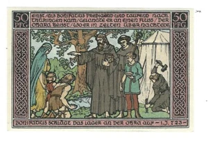 Notgeld - Ohrdruf - Stadt Ohrdruf - 50 Pfennig - 1921 - Bst. "B" - das Lager - Bild 1 von 2