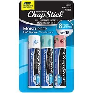 Chapstick Lip Tube Pack of 3